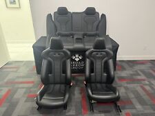 15-20 Bmw F82 M4 Coupe Black Leather Interior Seat Set From 2018 Bmw M4 Coupe