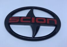 Scion Large Black Red Logo Emblems Badge Stickers Decals Tc Xa Xb Front Grille
