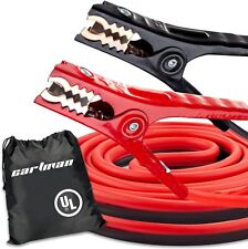 Cartman 1 Gauge 25feet Jumper Cables 800amp Heavy Duty Booster Cables With Carry
