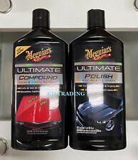 2-pack Meguiars Car Ultimate Compound Polish Combo Waxing Glaze Max Gloss