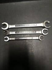 Craftsman 3pc Sae Flare Nut Line Wrench Set 38 - 1116 -v- Series Usa