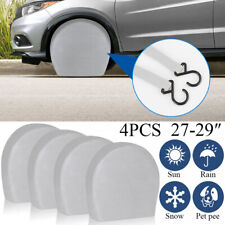 4pcs Wheel Tire Covers Set Rv Trailer Camper Car Sun Protector 27-29 Waterproof