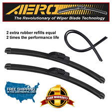 Aero 2616 Oem Quality Beam Windshield Wiper Blades Extra Refills Set Of 2