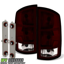 Red Smoked 2002-2006 Dodge Ram 1500 03-06 2500 3500 Tail Lights Lamps Leftright