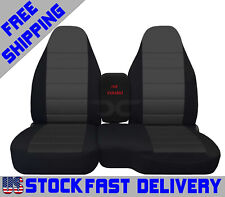 Car Seat Covers Blackcharcoal Center Fits 91-97 Ford Ranger 6040 High Back