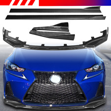 Carbon Style For Lexus Is F Sport 2017-2020 Front Rear Bumper Lip Side Skirts