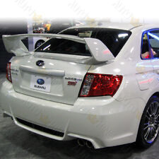 Fit Subaru Impreza Wrx Sti 4-doorsedan Primer Black Abs Rear Trunk Spoiler Wing