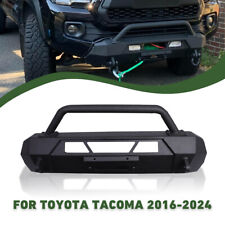 Black Front Bumper Guard Bull Bar For Toyota Tacoma 2016-2024 Powder Coated New
