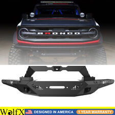 Modular Front Bumper For 2021-2024 Ford Bronco Off-road Bumper Bull Bar New