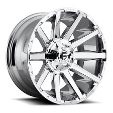 4 20x10 Fuel Chrome Contra Wheels 8x170 For 2003-2019 F250 F350 2-4wd