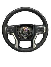2019 Chevy Silverado 1500 Steering Wheel Black Leather Radio Cruise Controls