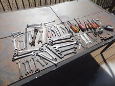 Large Vintage Lot Of 60 Assorted Tools Wrench Plier Punch Screwdriver More