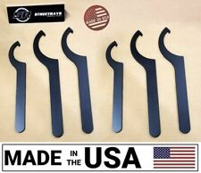 Sr Thick Usa Steel Spanner Tool Wrench Wrenches Coilover Adjustment Set Of 6