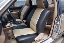 For Bmw 6 Series 1982-88 Iggee S.leather Custom 2 Front Seat Covers 13 Colors