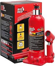 Big Red 6 Ton 12000 Lb Torin Hydraulic Welded Bottle Jack T90603b Red