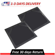 Mud Flaps 24x 24 For Semi Truck And Trailer Black Heavy Duty Rubber Set Of 2