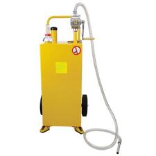 30 Gallons Fuel Transfer Gas Caddy Storage Gasoline Tank Yellow New