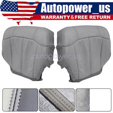 For 1999-2002 Chevy Silverado Tahoe Driver Passenger Bottom Seat Cover Gray