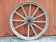 Vintage Antique 25 Ford Model T Wooden Spoke Wheel Rim Tire Hub Parts Rustic