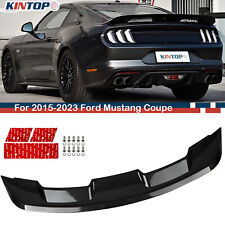 Rear Trunk Spoiler Wing For 2015-2024 Ford Mustang Coupe Gt Style Carbon Fiber