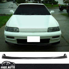 88-91 Jdm Style Pu Front Bumper Lip For Honda Crx Coupe