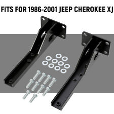 2pcs For 1986-2001 Jeep Cherokee Xj Upgrated Rear Bumper Brackets Support
