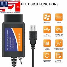 Forscan Elm327 Software Obd2 Scanner Adapter Usb Diagnostic Tool Cable For Ford