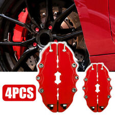 4x Red Front Rear Car Disc Brake Caliper Cover Parts Brake Car Accessories