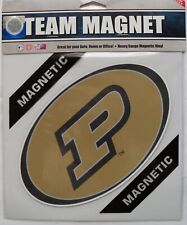 Ncaa Purdue Boilermakers Magnet 8 Wide Oval Heavy Gauge Magnetic Vinyl