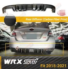Olm Le Dry Carbon Fiber Rear Diffuser Set For 2015-2021 Subaru Wrx Sti