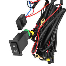 12v Car Led Fog Light Onoff Switch Wiring Harness Relay Kit