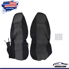 6040 Bench Seat Blackcharcoal Car Seat Covers Fits For 98-03 Ford Ranger