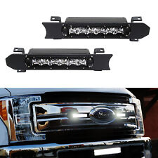 30w Cree Led Light Bars W Front Grille Bracket Wirings For 17-19 Ford F250 F350