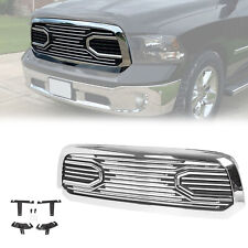 For 2013-2018 Dodge Ram 1500 Front Bumper Grille Chrome Grill Big Horn Style