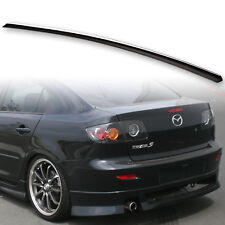 Fyralip Trunk Lip Spoiler For Mazda 3 Bk 03-09 Sedan Painted Black Pearl 16w