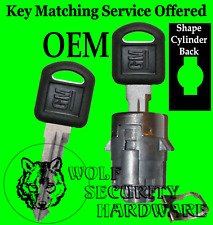 Gm Chevy Gmc Oem Single Door Key Lock Cylinder Tumbler Barrel 706592 2 Keys