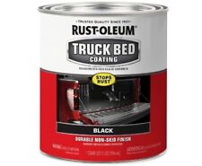 Black Truck Bed Coating Brush Or Roll On Liner Trailer Paint Rust-oleum 32 Ounce