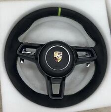Black Alcantara Porsche Steering Wheel991.2 911caymanboxstermacancayenne.