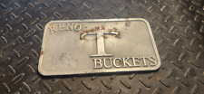 Vintage Aluminum Car Club Plaque Reno T Buckets
