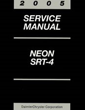 2005 Dodge Neon Srt-4 Shop Service Repair Manual