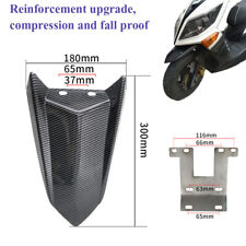 1 Motorcycle Refit Plastic Front Wheel Mud Guard Fender Dust Guard Carbon Style