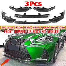 Carbon Fiber Painted For Lexus Is F Sport 2017-2020 Front Bumper Lip Spoiler