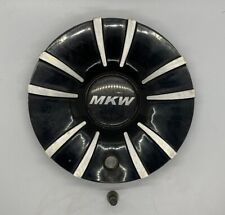 Mkw Wheels Center Cap Gloss Blacksilver Custom Wheels Lug Cover Part Cap M-576