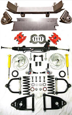Chevy Truck Mustang Ii Power Front End Suspension Kit 2 Drop Wilwood Calipers