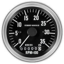 Stewart Warner Deluxe Series Tachometer 82622
