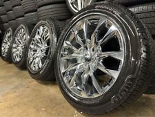 2023 Chevy Silverado 1500 Chrome 22 Snowflakes Oem Wheels Wheels And Tires