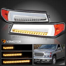 Fits 2004-2012 Chevy Colorado Gmc Canyon Full Led Corner Lights Signal Lamps