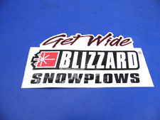 Blizzard Get Wide Snow Plow Decalnewlot Of 1old Style Graphics