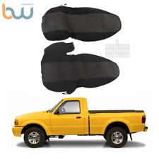 Poly-cotton Car Seat Covers Blackcharcoal For 98-03 Ford Ranger 6040 Highback