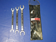 Craftsman - Vintage Craftsman 3 Piece Flare Nut Wrench Set With Pouch 4433- Usa